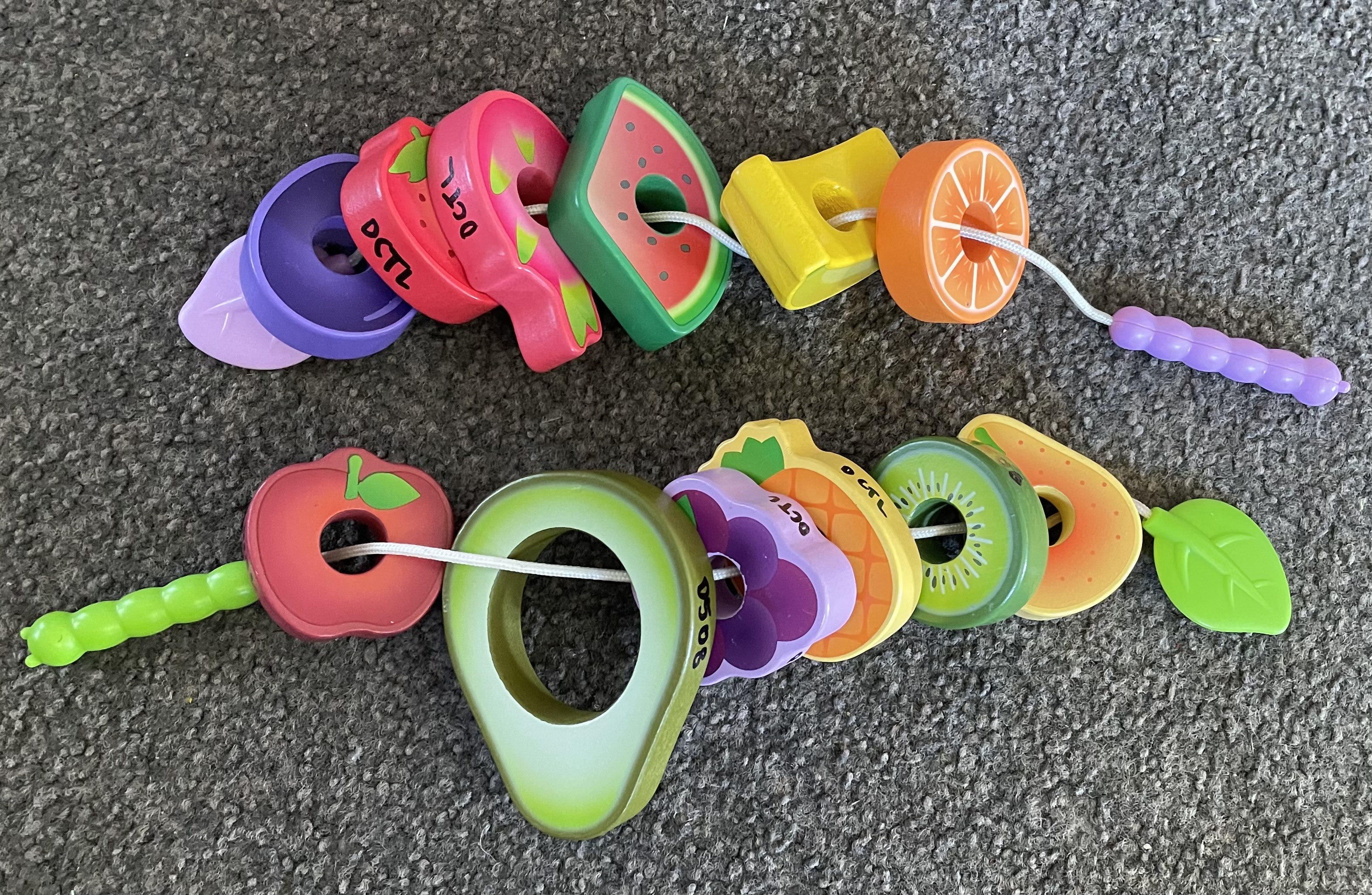 Hape Caterpillar fruit feasting set