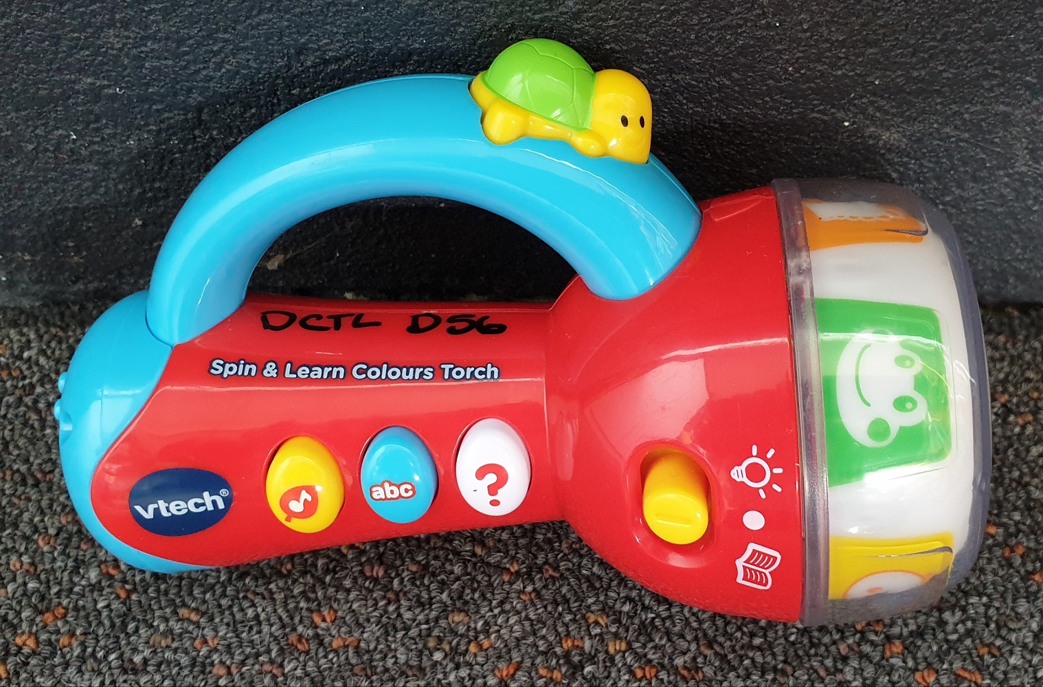 vtech spin & learn colours torch