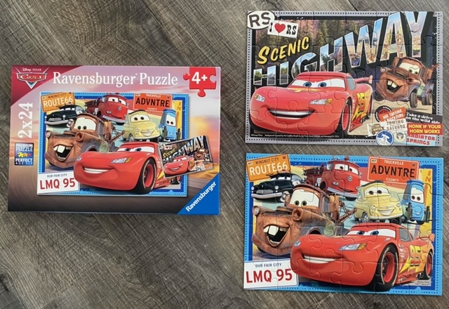 Disney-Pixar`s Cars Ravensburger Puzzle - 2x24pc